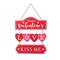 Glitzhome® 13.5" Valentine's Wooden Love Door Hanger